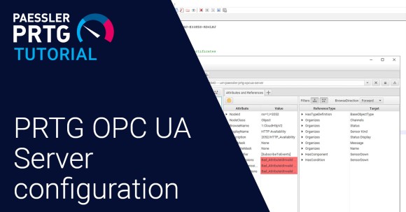 PRTG OPC UA Server configuration