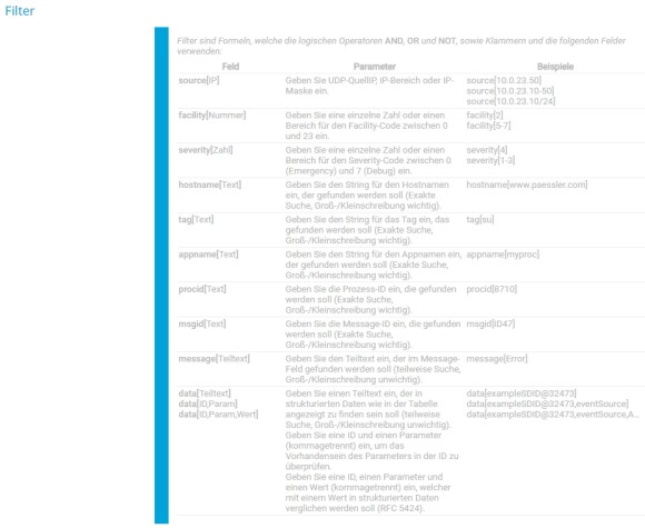 PRTG Bildschirmfoto-Filter