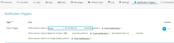 PRTG screenshot notification triggers