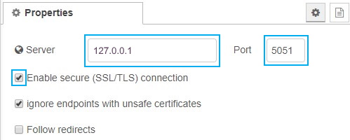 Screenshot PRTG properties