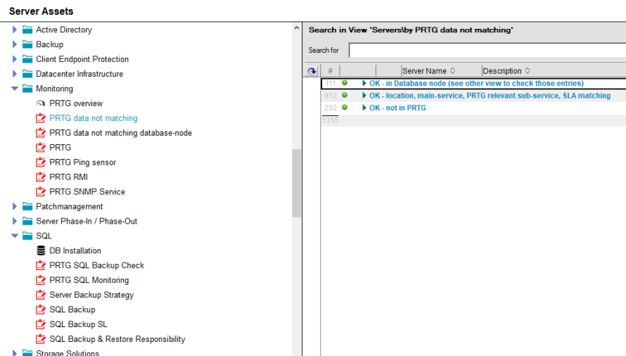 Leica Geosystems: Activos de servidor