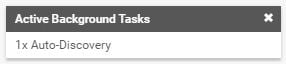 Screenshot PRTG Auto Discovery Active Background Tasks