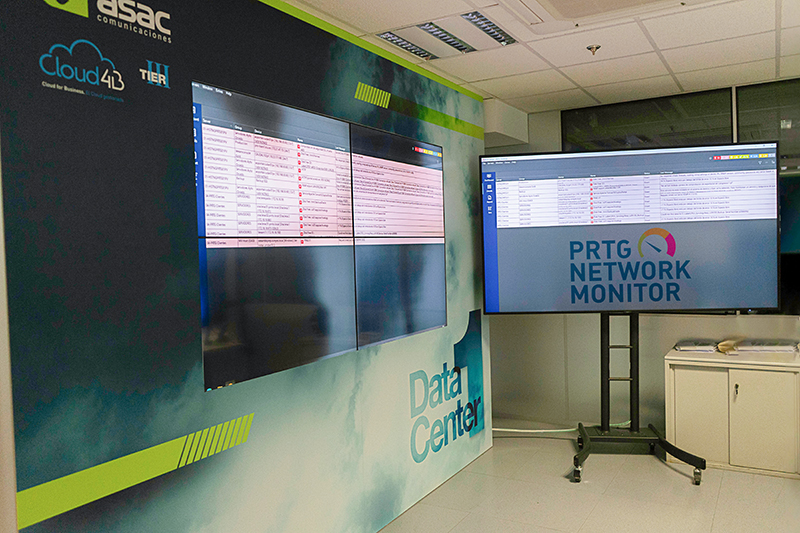 Un dashboard PRTG consolidato per il team di supporto ASAC