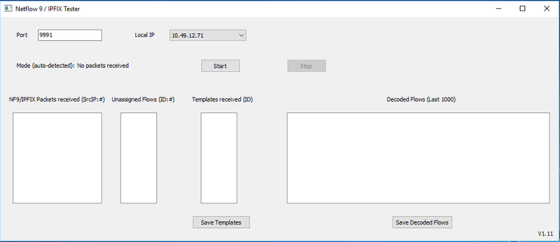 Test NetFlow based monitoring configurations with NetFlow Tester