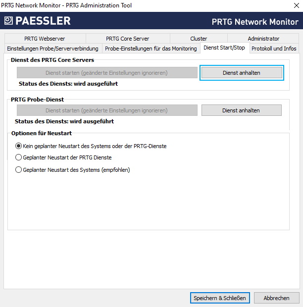 PRTG Screenshot Administration Tool