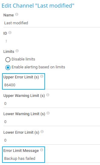 Canal de edição de capturas de tela do PRTG