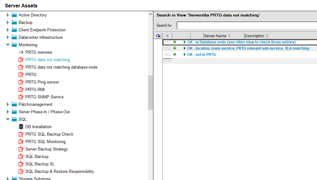 Leica Geosystems: Activos de servidor